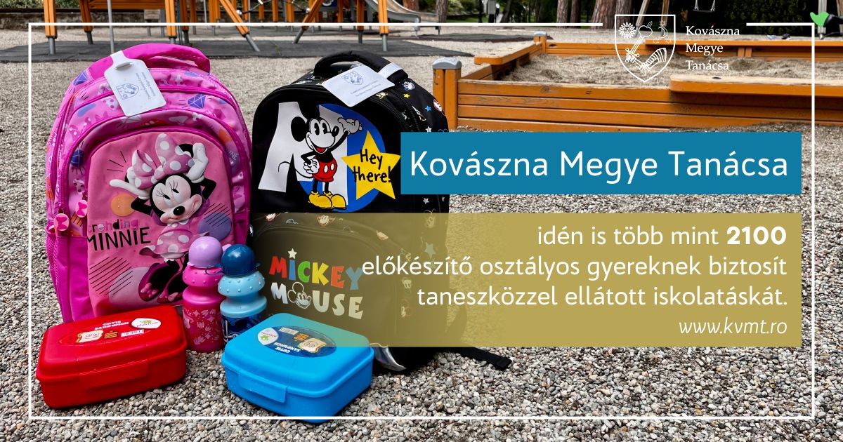 „Primul ghiozdan” – cadoul pentru începutul anului școlar 2022-2023